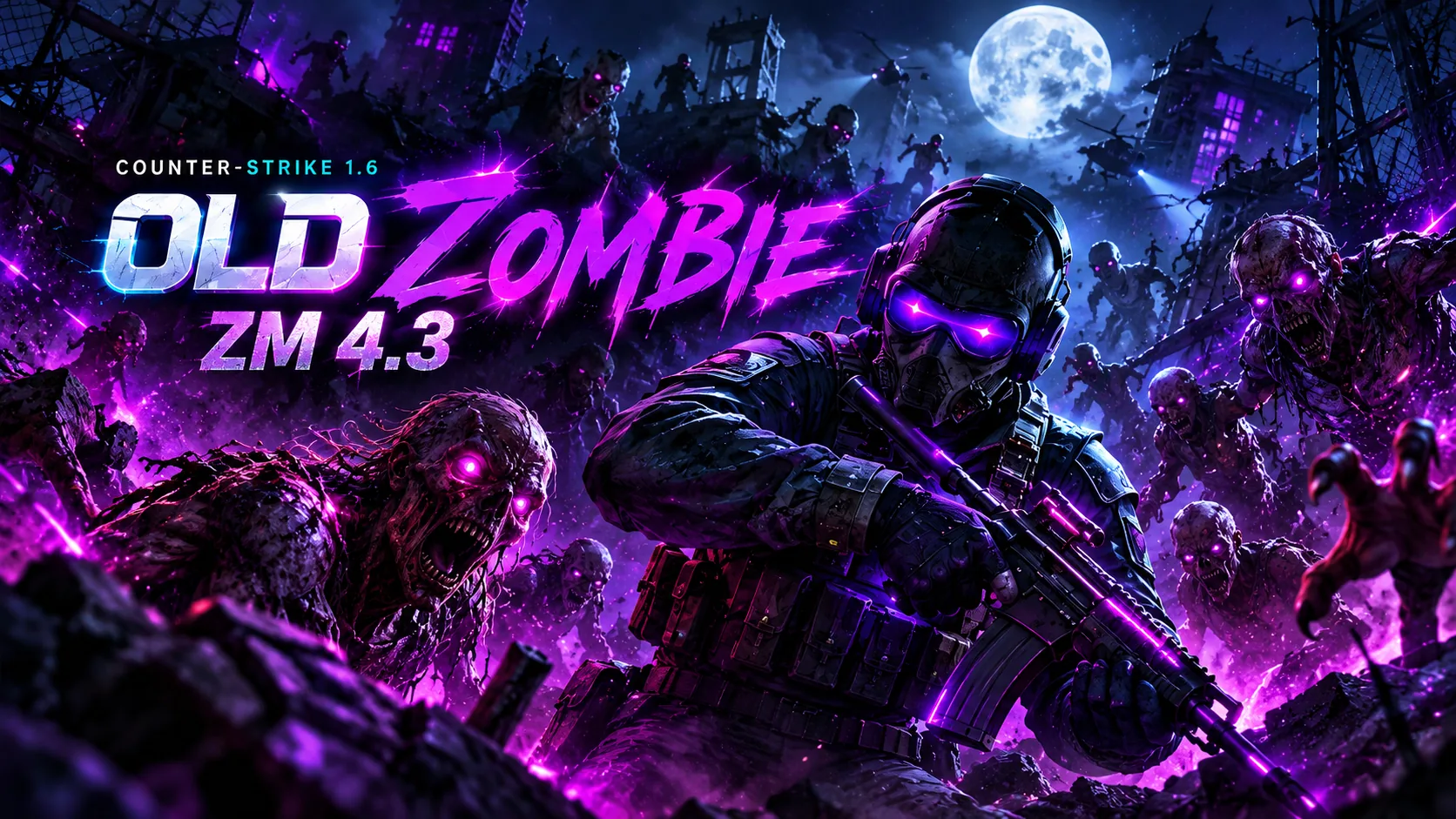 OLD ZOMBIE ZM 4.3 — Counter-Strike 1.6